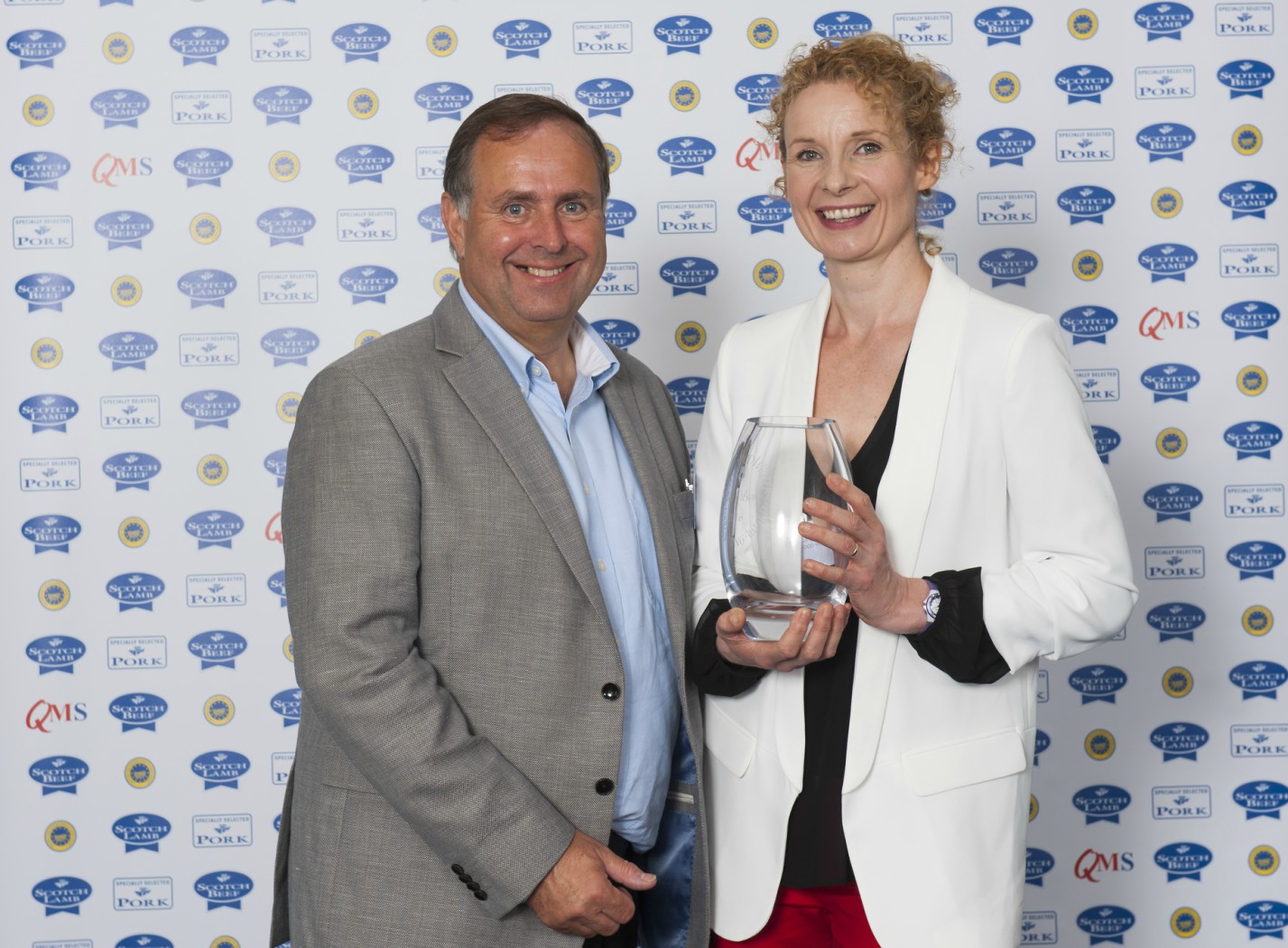 Peter Webb MBE, Managing Director of ETI Ltd and Bee Wilson